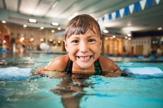 Safety Around Water Young Girl Smiling