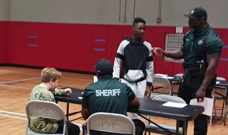 Pinellas County Sherriff’s Office at the Boys’ Mentoring Program