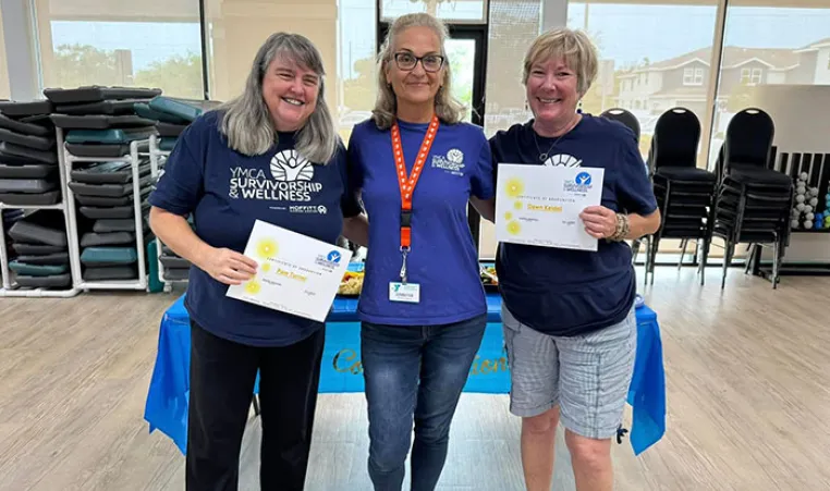 Graduates from the Clearwater Y in Motion Survivorship & Wellness Program.