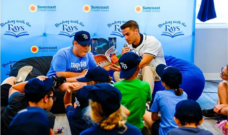 Camp Coast Reading with Rays for summer.