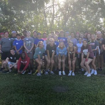 This year’s class had the opportunity to bond together in an orientation retreat before the program got underway this month. 