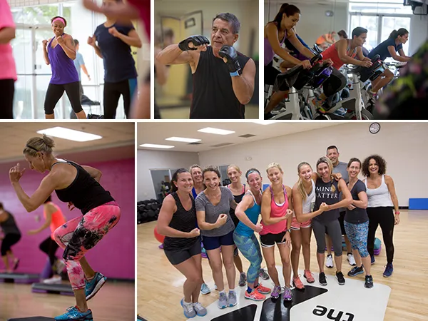 Group exercise schedule