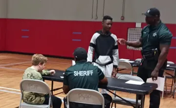 Pinellas County Sherriff’s Office at the Boys’ Mentoring Program