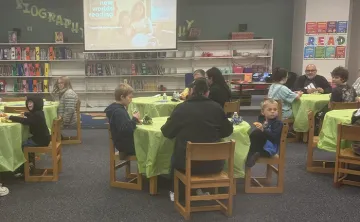 Gills New World Reading Event at Sunray Elementary school