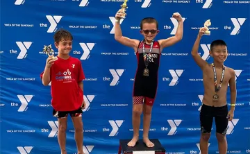 Triathlon YMCA kids Greater Palm Harbor.  