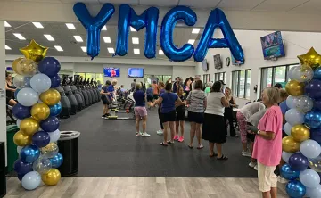 Hernando County YMCA newly enhanced wellness floor. 